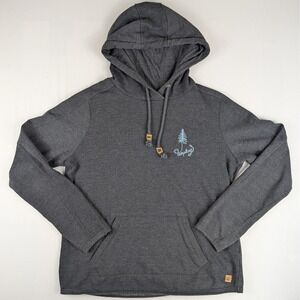 Tentree Unplug Hoodie‎ Women's Medium Gray Organic Cotton Recycled Pullover Logo